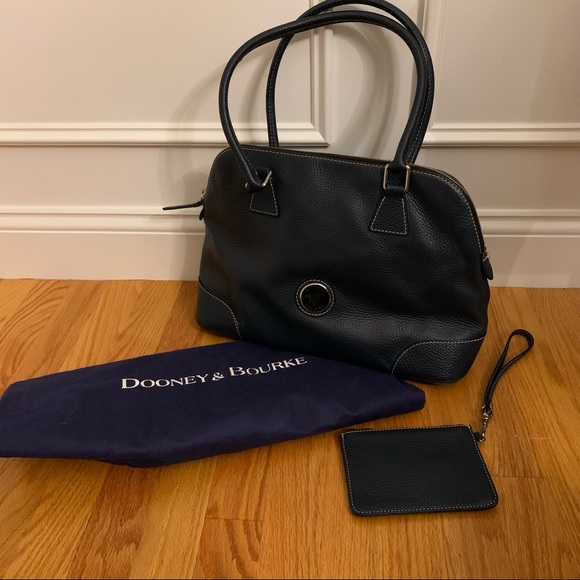 Dooney & Bourke - Navy Pebbled Leather - Picture 7 of 13